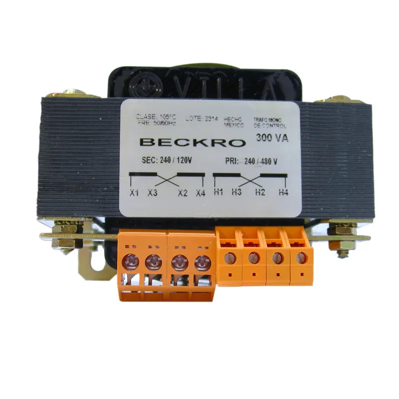 Transformador monofásico 300VA Primario 480/240V Secundario 240/120V