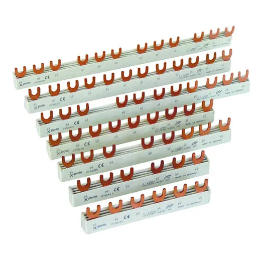 EVG-3P+3N/16MODUL Xpole Peine de conexión 10mm2 63A 4P (L1+N+L2+N+L3+N) 16Mod