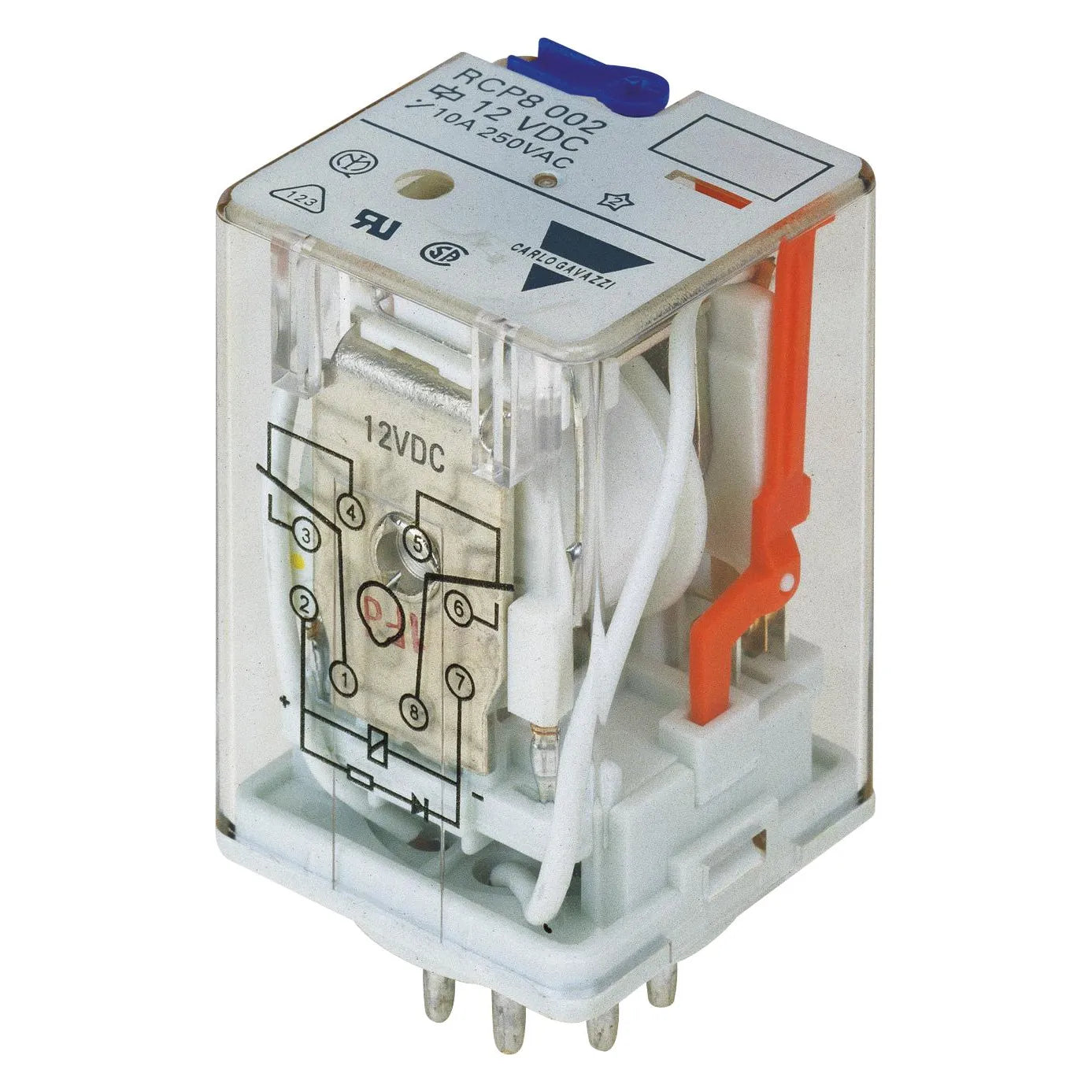 RELE INDUS 8PIN 10A C/LED 115/120V G200
