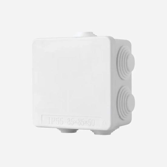 Caja estanca c/conos 7/28 85mmHX85mmWX50mmD Plastico ABS IP55