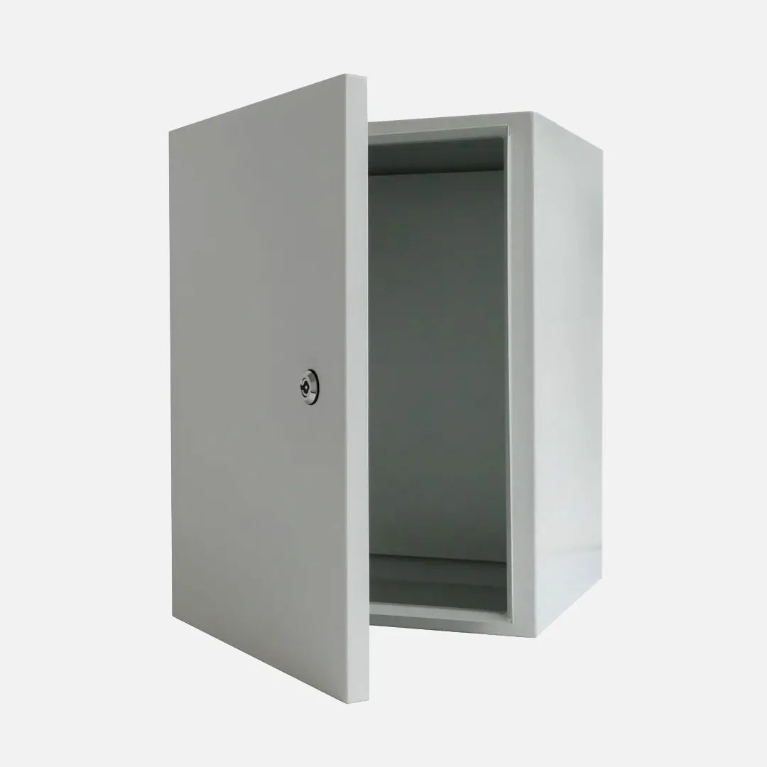 Gabinete mural c/plat. 700Hx500Wx300Dmm Acero lam. en friogalv RAL7035 IP66