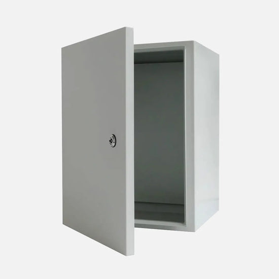 Gabinete mural c/plat. 600Hx500Wx300Dmm Acero lam. en friogalv RAL7035 IP66
