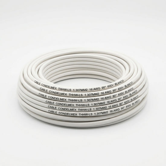CABLE CONDELMEX THHW-LS 1.307MM2 16 AWG 90° 600V BLANCO