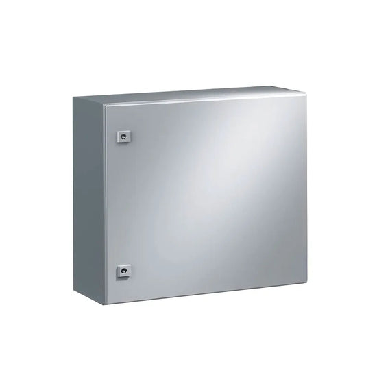 AE Gabinete mural de chapa de acero 1P 600Hx600Wx350Dmm RAL7035 IP66 NEMA 4