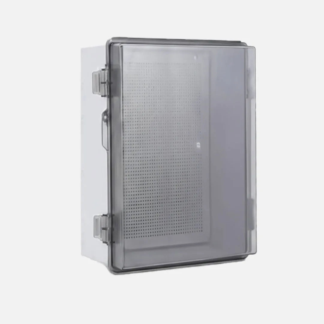 Gabinete mural puerta transp. c/platina 330mmHX330mmWX130mmD ABS+PC IP66