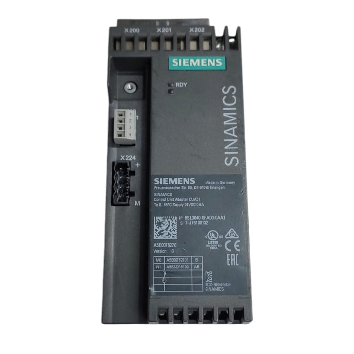 Siemens 6SL3040-0PA00-0AA1 adaptador unidad de control