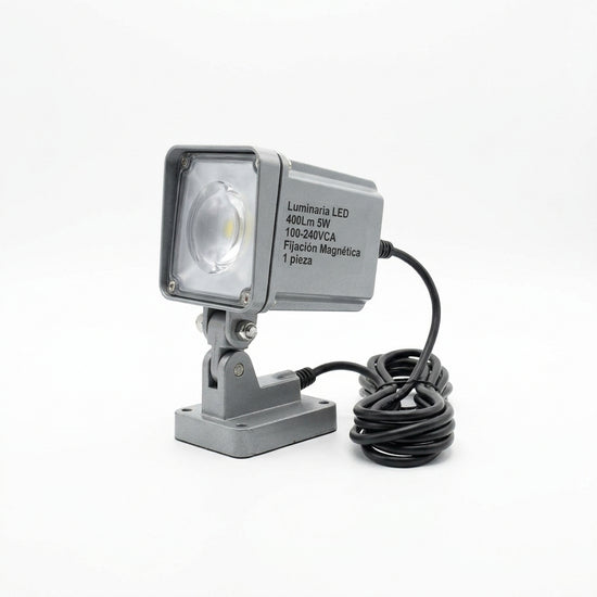 Luminaria LED 400Lm 5W 100-240VCA Fijación Magnética 1 pieza
