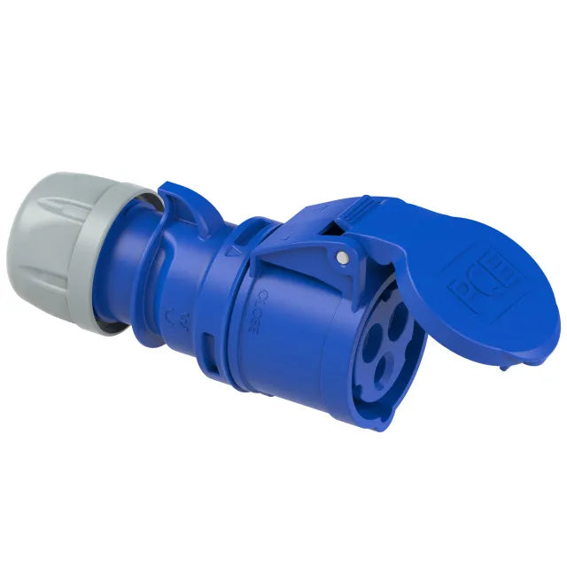 2201 Base aerea 2P+T 6H 16A 230V IP44 Azul