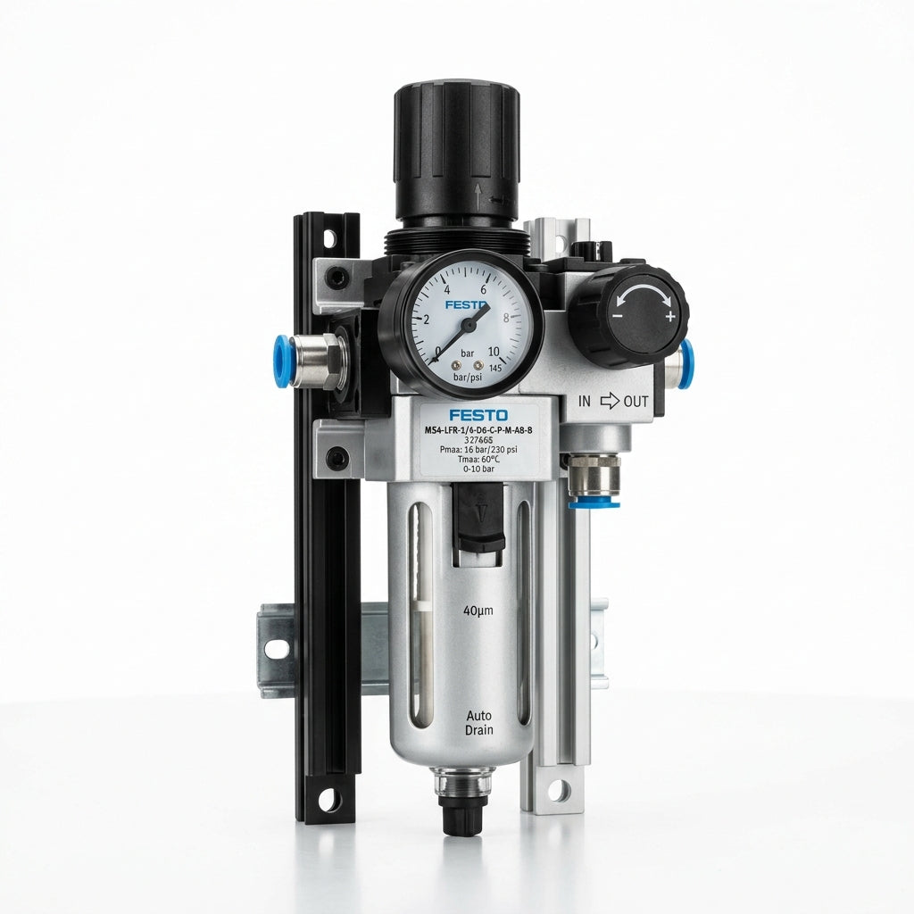 FESTO MS4-LFR-1/4-D6-C-P-M-A8-B