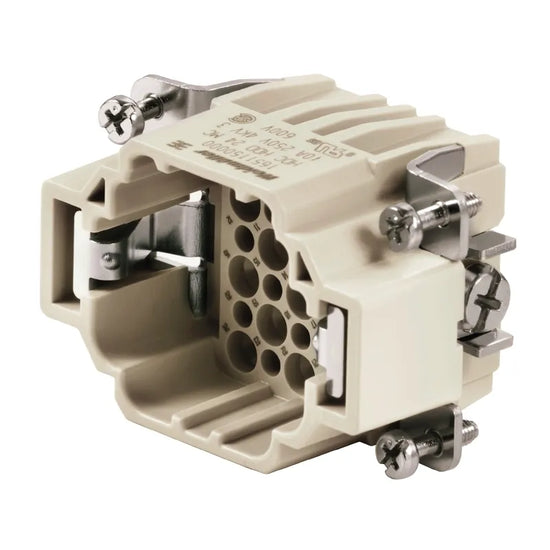 HDC HDD 24 MC Inserto macho compacto C/Crimpada 24P+PE 10A 250V Grupo 3