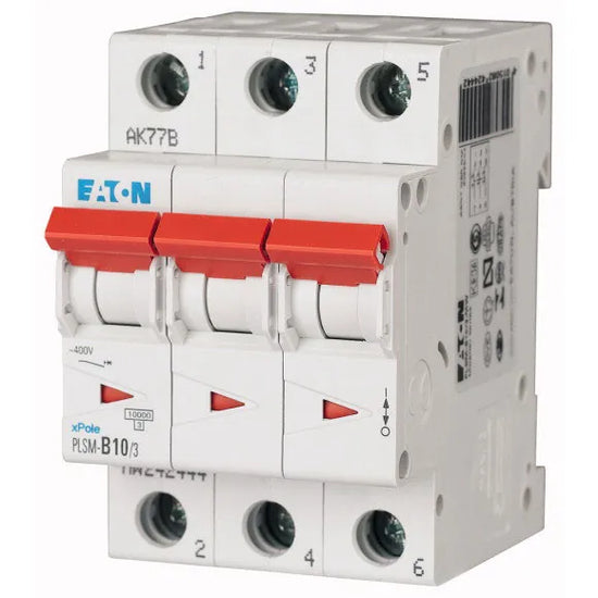 PLSM-D10/3-MW Xpole Interruptor termomagnético (ITM) 3P 10A 10kA Curva D
