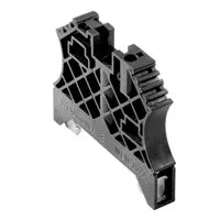WEW 35/2 GR Soporte carril para barra 10×3, 6×6 Montaje Riel DIN TS 35 Gris