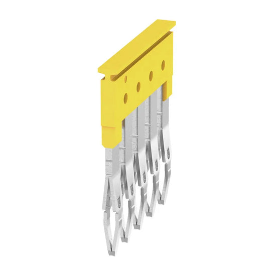 ZQV 2.5/5 Puente enchufable amarillo de 5 polos para WDU/ZDU/ZDK… de 2.5 mm²