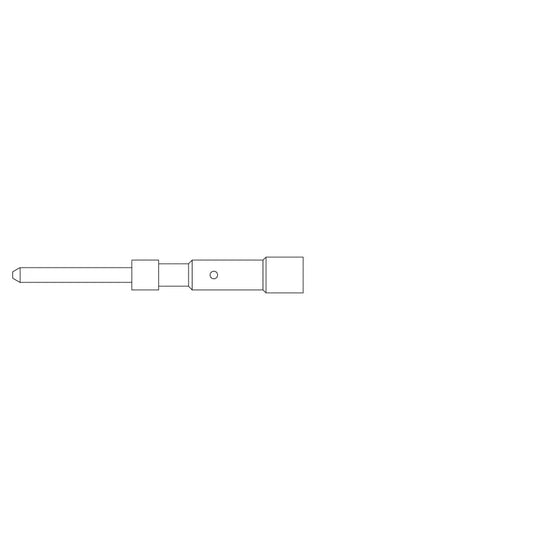 SAI-M23-KSC-0.14/1.00 Pin macho de latón 0.14-1 mm² 26-18AWG
