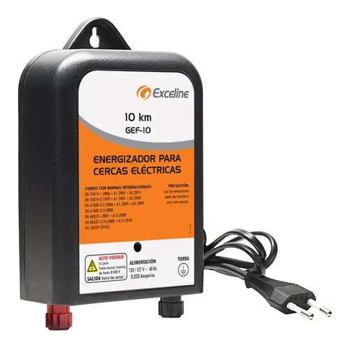 Tableros energizadores para cercas eléctricas para 10km 120V 2.4W
