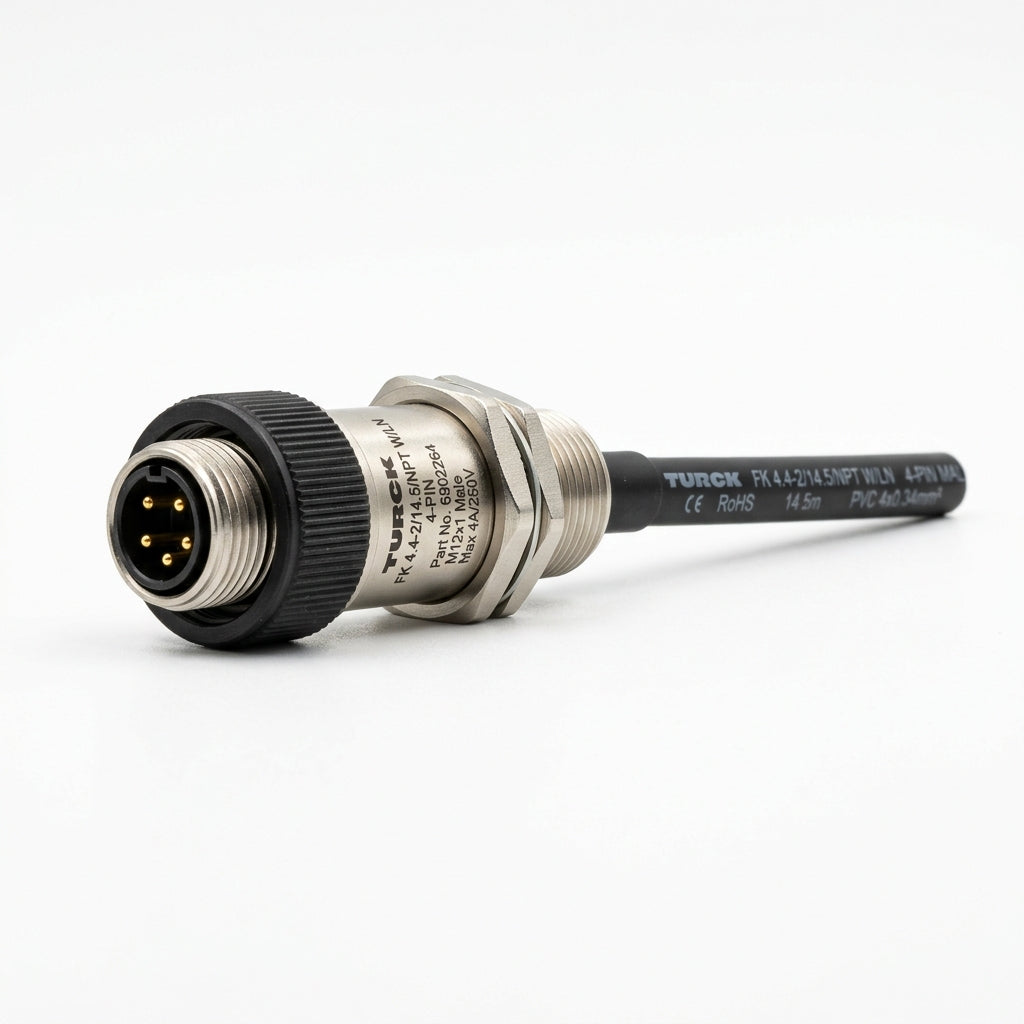 Turck Fk 4.4-2/14.5/npt W/ln conector industrial