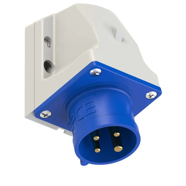 2122 Clavija mural 3P+T 9H 16A 230V IP44 Azul