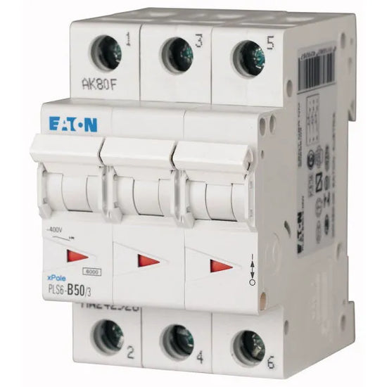 PLS6-B50/3-MW Xpole Interruptor termomagnético (ITM) 3P 50A 6kA Curva B
