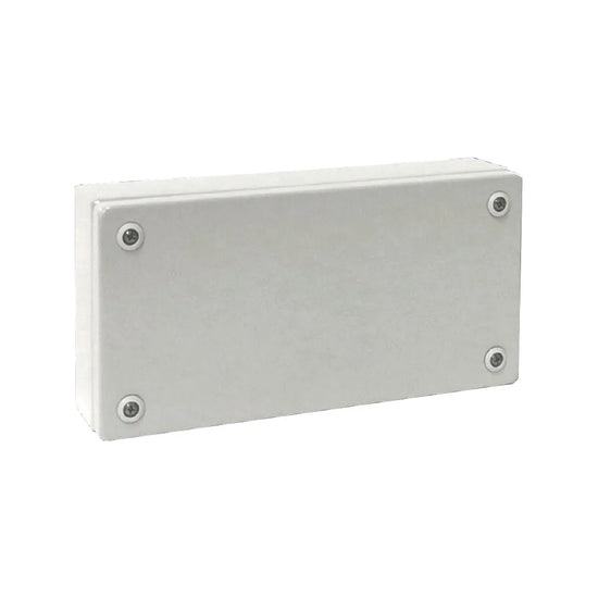 KL Caja de bornes de chapa de acero 150Hx300Wx80Dmm IP66 RAL7035 Sin placa.Mont