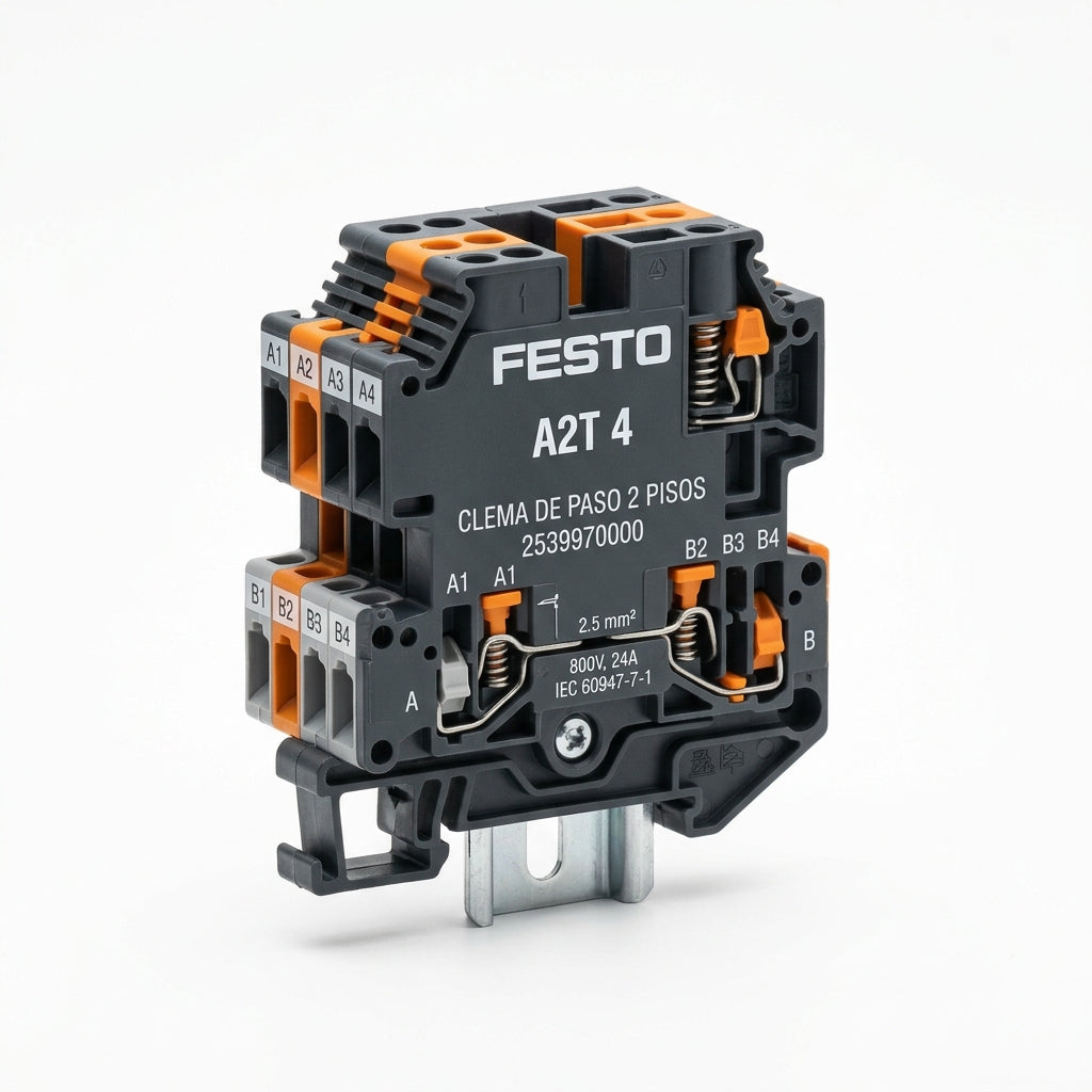 FESTO A2T 4, CLEMA DE PASO 2 PISOS 2539970000
