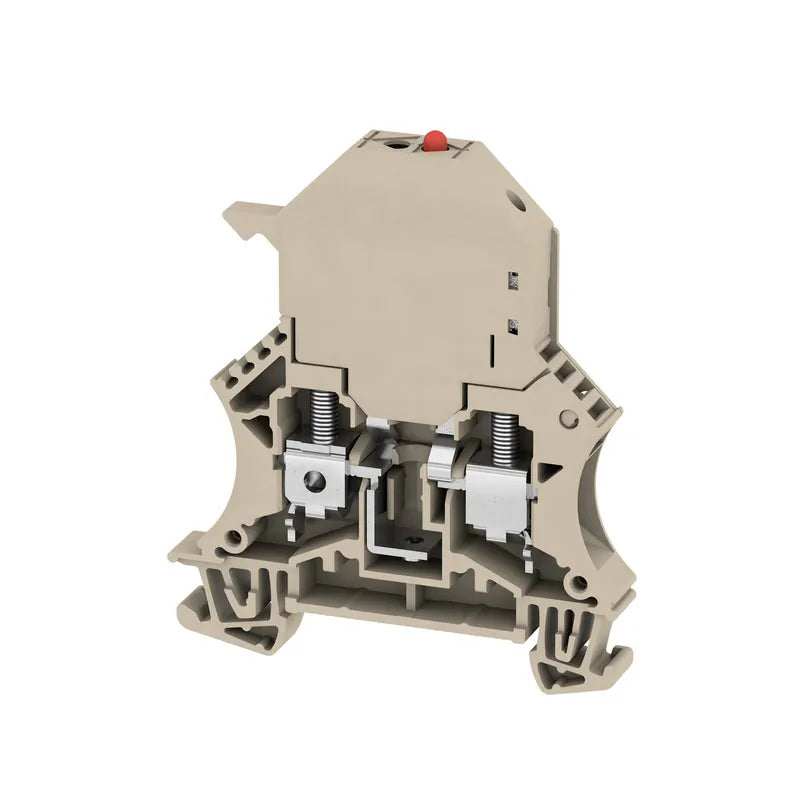 WSI 6/LD 60-150V DC/AC Clema portafusible europeo c/LED 6mm² 6.3A Beige