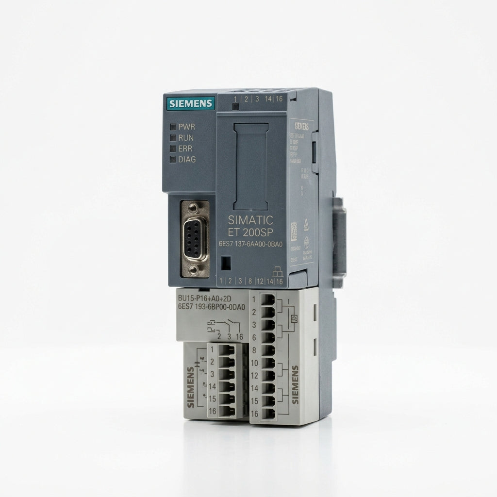Siemens 6ES7 137-6AA00-0BA0 + 6ES7 193-6BP00-0DA0 módulo de interfaz