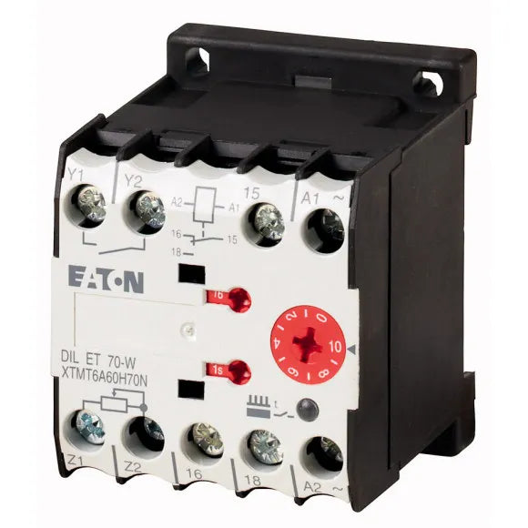 DILET70-W Relé de temporizado multifunción (0.05s-60h) 400VCA 1CO IP20