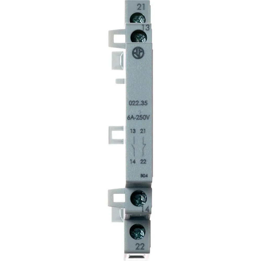 Módulo auxiliar 1NA+1NC AgNi 6A 250VCA