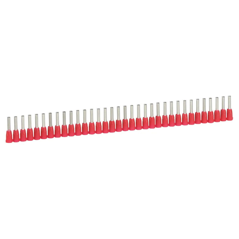 TERMINAL EN PUNTA 18AWG ROJO 1mm2