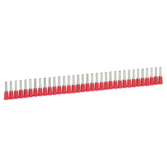 TERMINAL EN PUNTA 18AWG ROJO 1mm2