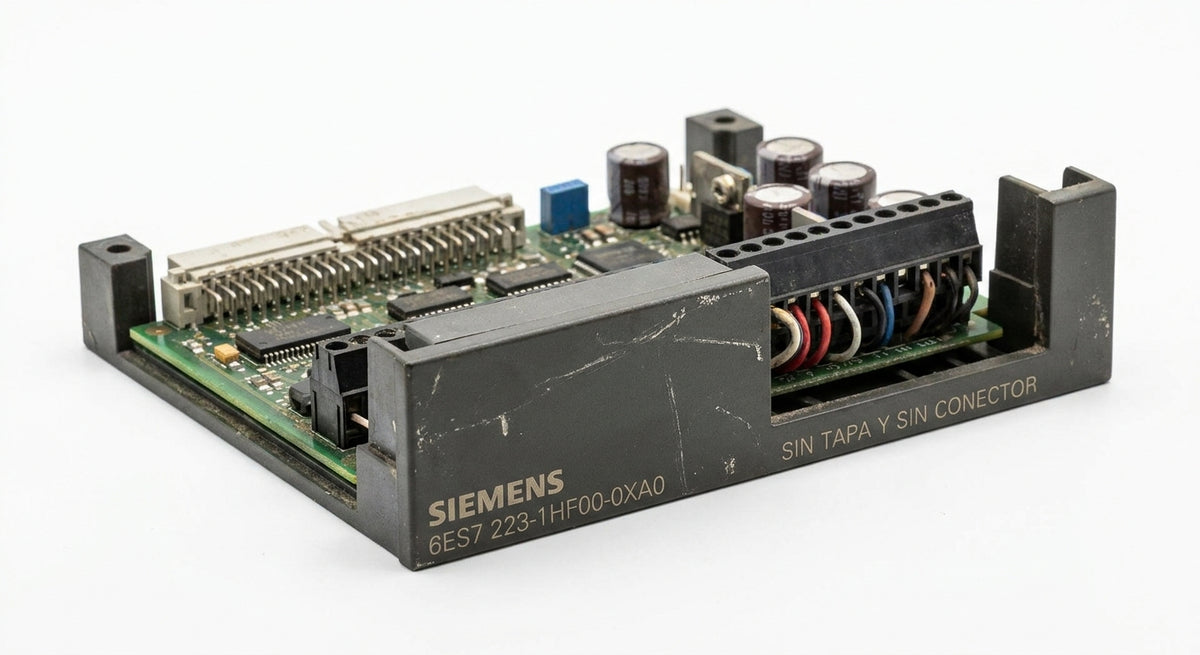 SIEMENS 6ES7 223-1HF00-0XA0 / SIN TAPA Y SIN CONECTOR