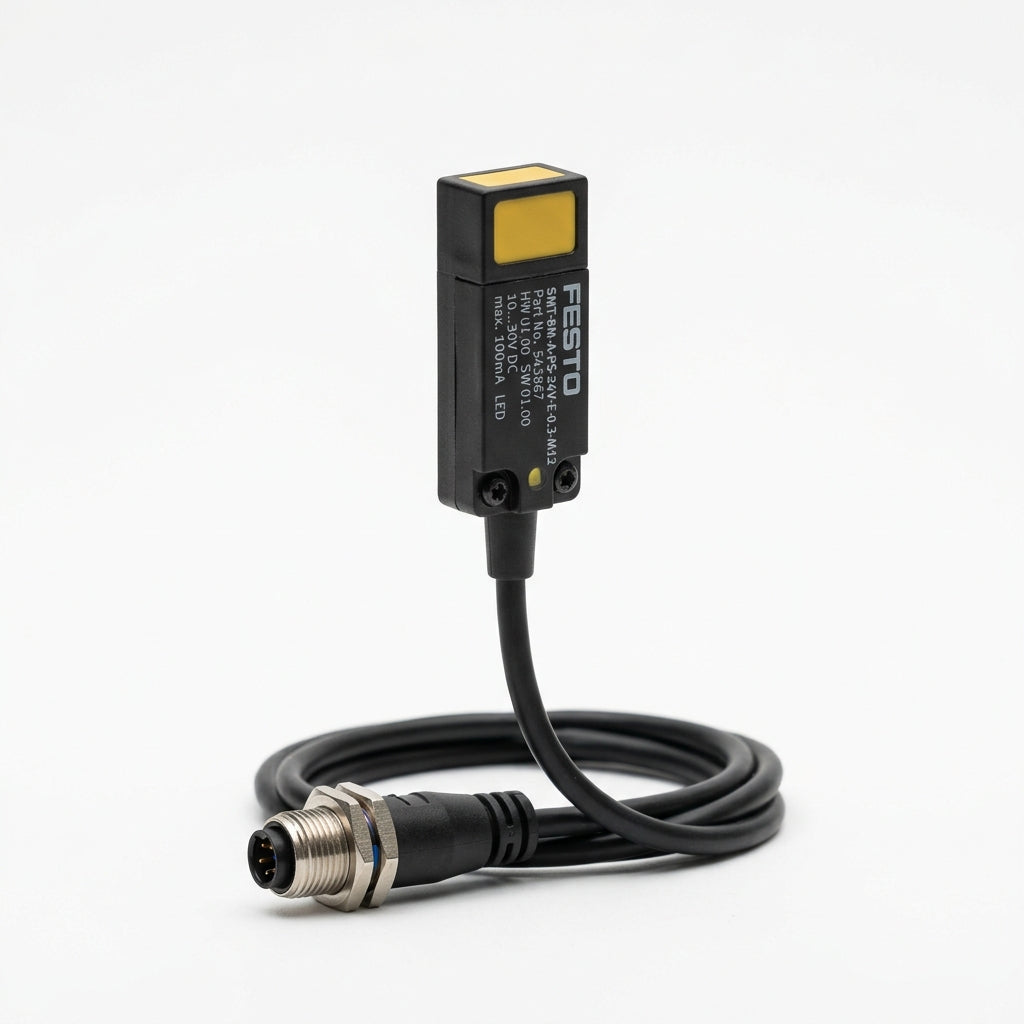 Festo Smt-8m-a-ps-24v-e-0.3-m12 Sensor De Proximidad