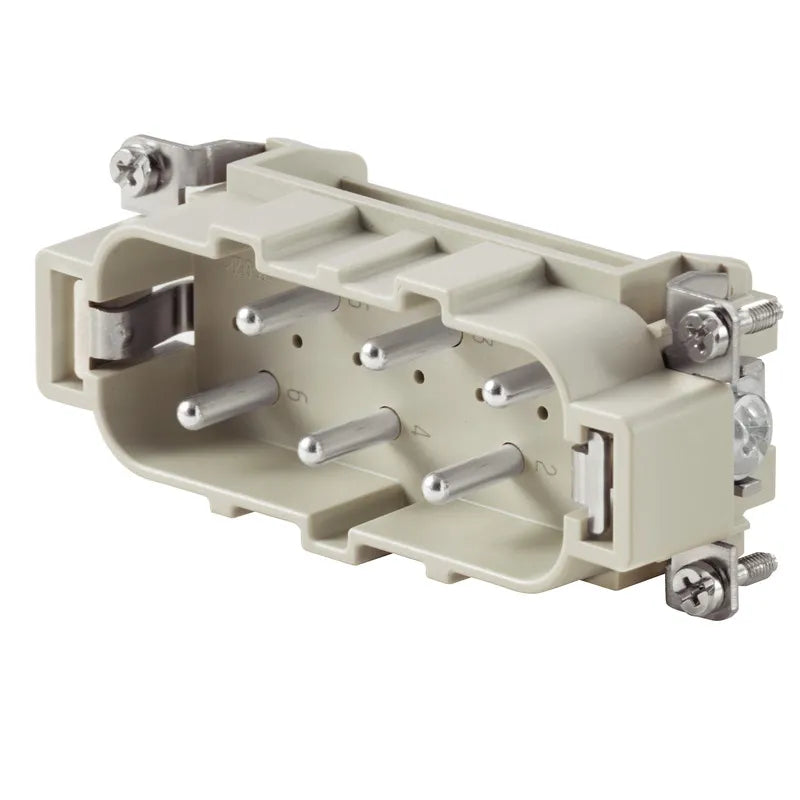 HDC HSB 6 MS Inserto macho Conexión tornillo 6P+PE 35A 400V Grupo 6
