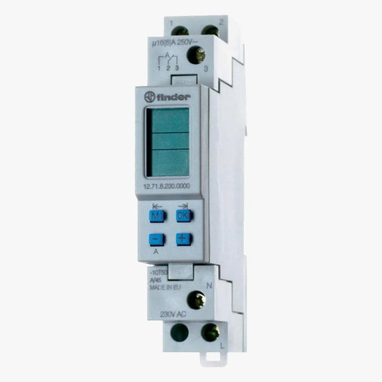 Interruptor horario digital digital/semanal 230VCA 1CO 1NANC 16A 250VCA