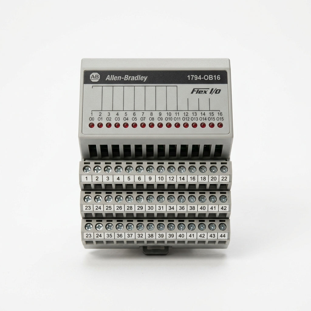 Allen Bradley 1794-ob16 + 1794-tb3 Modulo con base