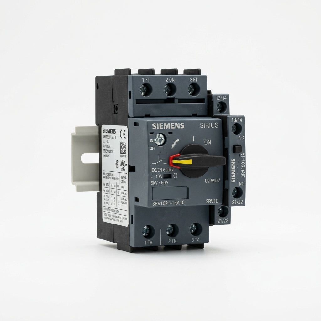 SIEMENS 3rv1021-1ka10+3RV1901-1A INTERRUPTOR CON DETALLE