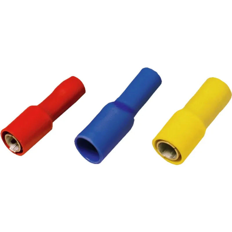LID 1,5F4 RF Terminal tipo bala hembra aislado 0.5-1.5mm² 20-16AWG Rojo 100PZ
