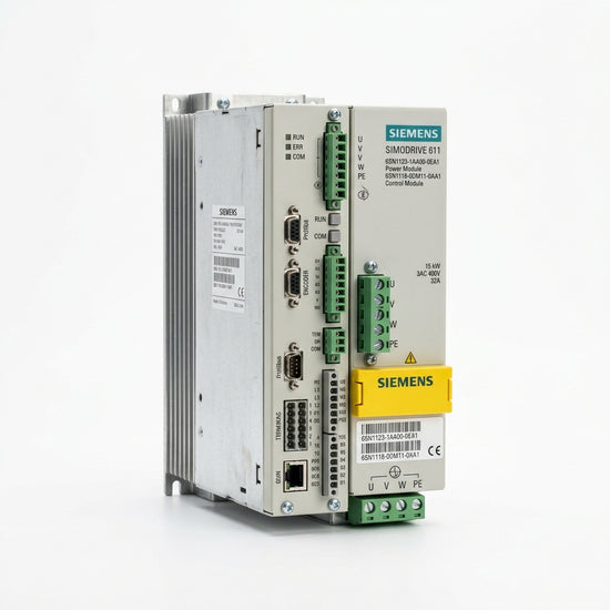 Siemens 6sn1123-1aa00-0ea1+6sn1118-0dm11-0aa1 módulo de control digital