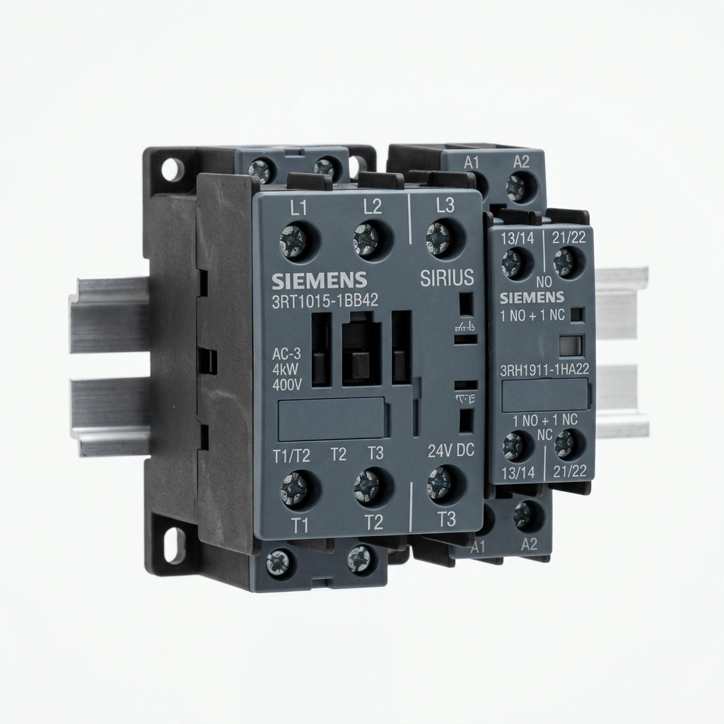 SIEMENS 3RT1015-1BB42 + 3RH1911-1HA22