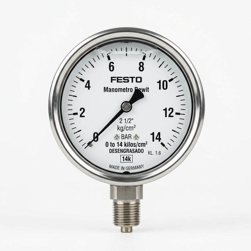 FESTO Manometro dewit 2 1/2" 14k