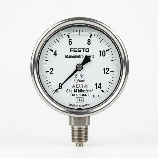 FESTO Manometro dewit 2 1/2" 14k