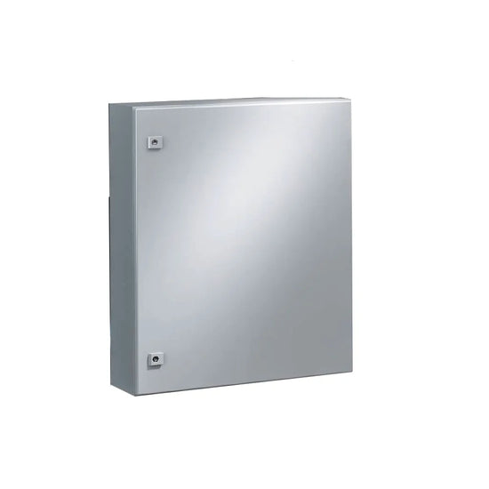 AE Gabinete mural de chapa de acero 1P 800Hx600Wx250Dmm RAL7035 IP66 NEMA 4