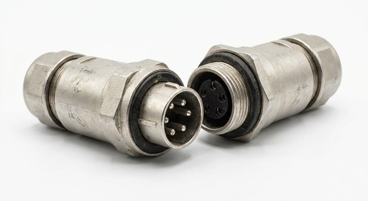 - Conector macho/ hembra a 5 pines