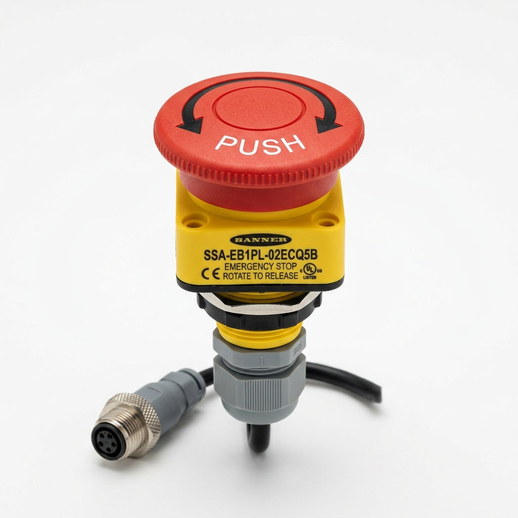 BANNER SSA-EB1PL-02ECQ5B BOTON DE EMERGENCIA