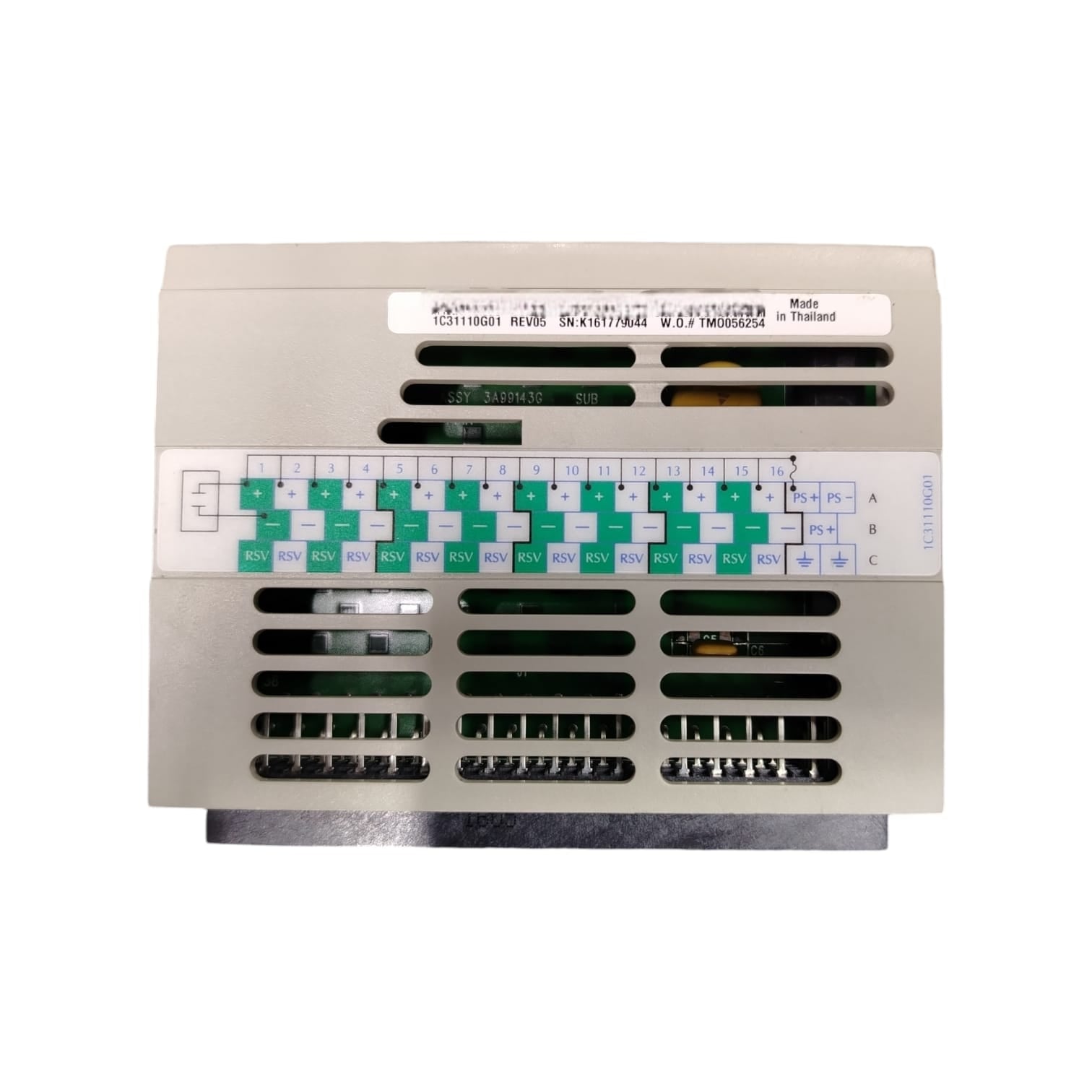 Emerson 1C31110G01 Módulo de entrada digital