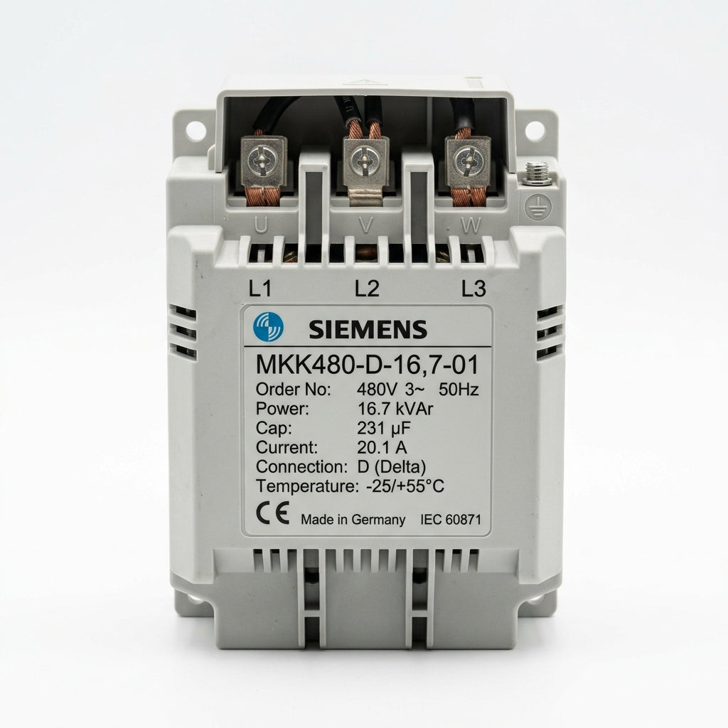 SIEMENS MKK480-D-16,7-01 CONDENSADOR DE POTENCIA TRIFASICO