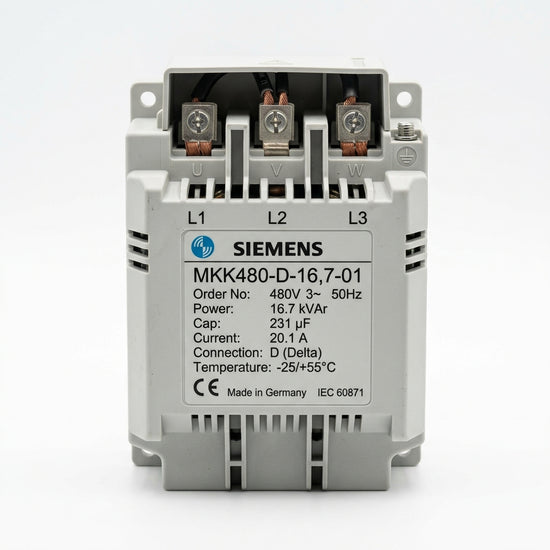 SIEMENS MKK480-D-16,7-01 CONDENSADOR DE POTENCIA TRIFASICO
