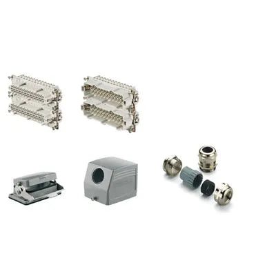 HDC-KIT-HE 48.150 KIT RockStar Salida lateral 48P+PE 16A 500V Grupo12 PG29