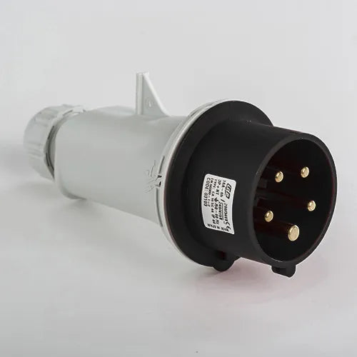 Clavija aérea 16A 3P+N+T 500VCA 7h Negro IP44