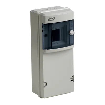 Caja toma de corriente Sobreponer 4M 330Hx132Wx110Dmm IP65 V/Transp
